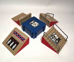 Vintage Tech Deck Skatepark Stairs Rail Ramp Set Fingerboard Obey Read Descripti