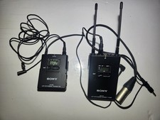 Sony UTX-B2 UHF Transmitter  URX-P2 UHF Tuner, Lavalier Microphone, XLR Output
