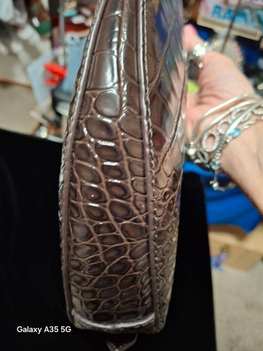 Michael Kors Koa Brown Croc Embossed Medium shoulder bag View 3