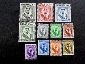 nystamps British Bahrain Stamp # 119-129 Mint OG NH L10y1578