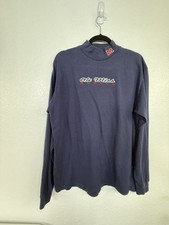 Vintage 90's Ole Miss Rebels Mississippi Pullover Mock Turtleneck Size Large