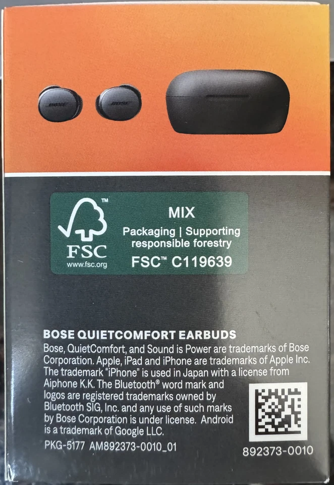 New Bose QuietComfort Wireless Noise Cancelling Bluetooth Earbuds - Image 3 of 4