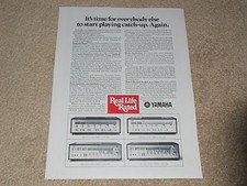 Yamaha CR-2020,CR-1020, 820,620 Receiver Ad, 1 pg, Article, 1977