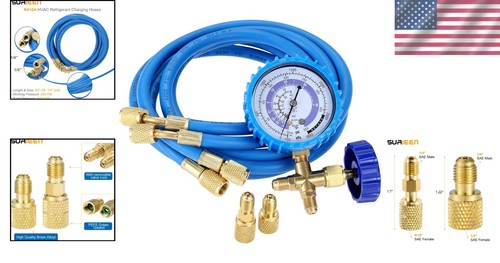 Premium Quality R410A AC Charging Hose Kit - Corrosion Resistant and Reliable - Picture 2 of 8