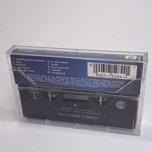 Simply Red, Stars (Audio Cassette Tape, 1991) Canada Import, Black Cart - Picture 2 of 9