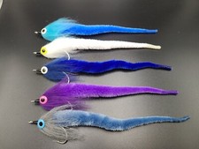 Custom 8" Bass Pike Trout Musky Fishing Bait Lure Dragon Flies Set Lot Of 5 MD2