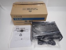 Teac PE-505-B Phono Equalizer Audio Power Amplifier MC MM Cartridge Black 