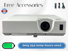 3LCD Projector 4K Hitachi CP-X2541WN 2700 Lumens 2160p - Only 349 Hours Used    