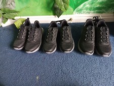 Athletic Works Men's Lace Up Shoes Black/Gray, Wide Sizes: 8W