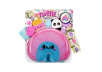 Fluffie Stuffiez small *RAINBOW* Pull Fluff to Reveal Surprise Plush Underneath