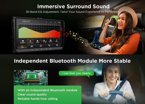For 2003-2013 VW Golf GTI MK5 MK6 Plus 9"Android 13 Car Radio Stereo GPS CarPlay - Picture 5 of 31