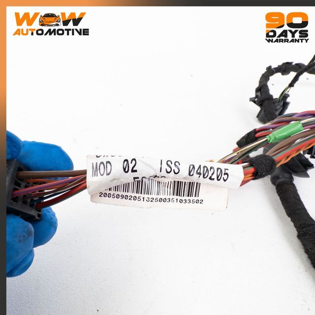 04-13 BENTLEY CONTINENTAL GT GTC FRONT RIGHT DOOR WIRE WIRING HARNESS OEM