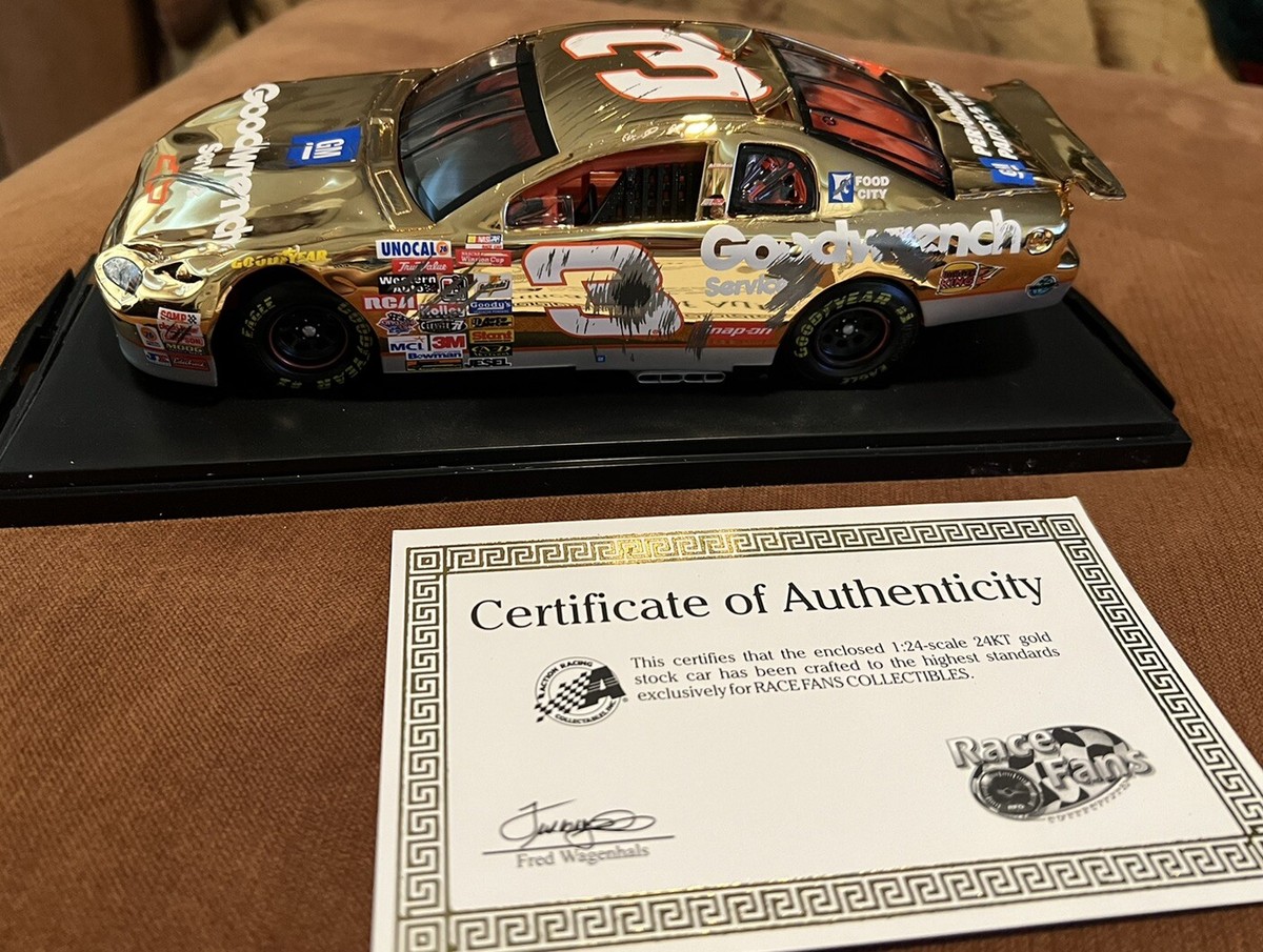 NASCAR ＃77 DALE EARNHARDT  超希少 Action Dale Earnhardt 1997 NASCAR Raced Version Crash Car GOLD 1