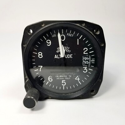 United Instruments Altimeter Indicator Code A.68 PN: 5934-1