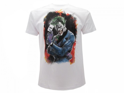 Camiseta Joker Carta Batman Novedad Oficial en Blanco Hombre | eBay
