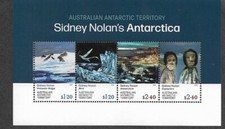 AUSTRALIAN ANTARCTIC TERRITORY SYDNEY NOLAN MIN SHEET MNH 2023 ART