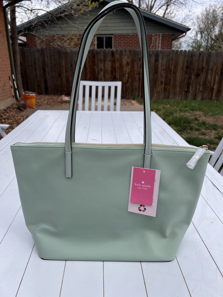 NWT Kate Spade Hayden Top Zip Tote Shoulder Bag Spring Meadow 306 eBay