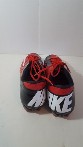 Nike Vapor Pro Low Molded Football Cleats Men's Size 16 Red & Black New - Picture 5 of 7