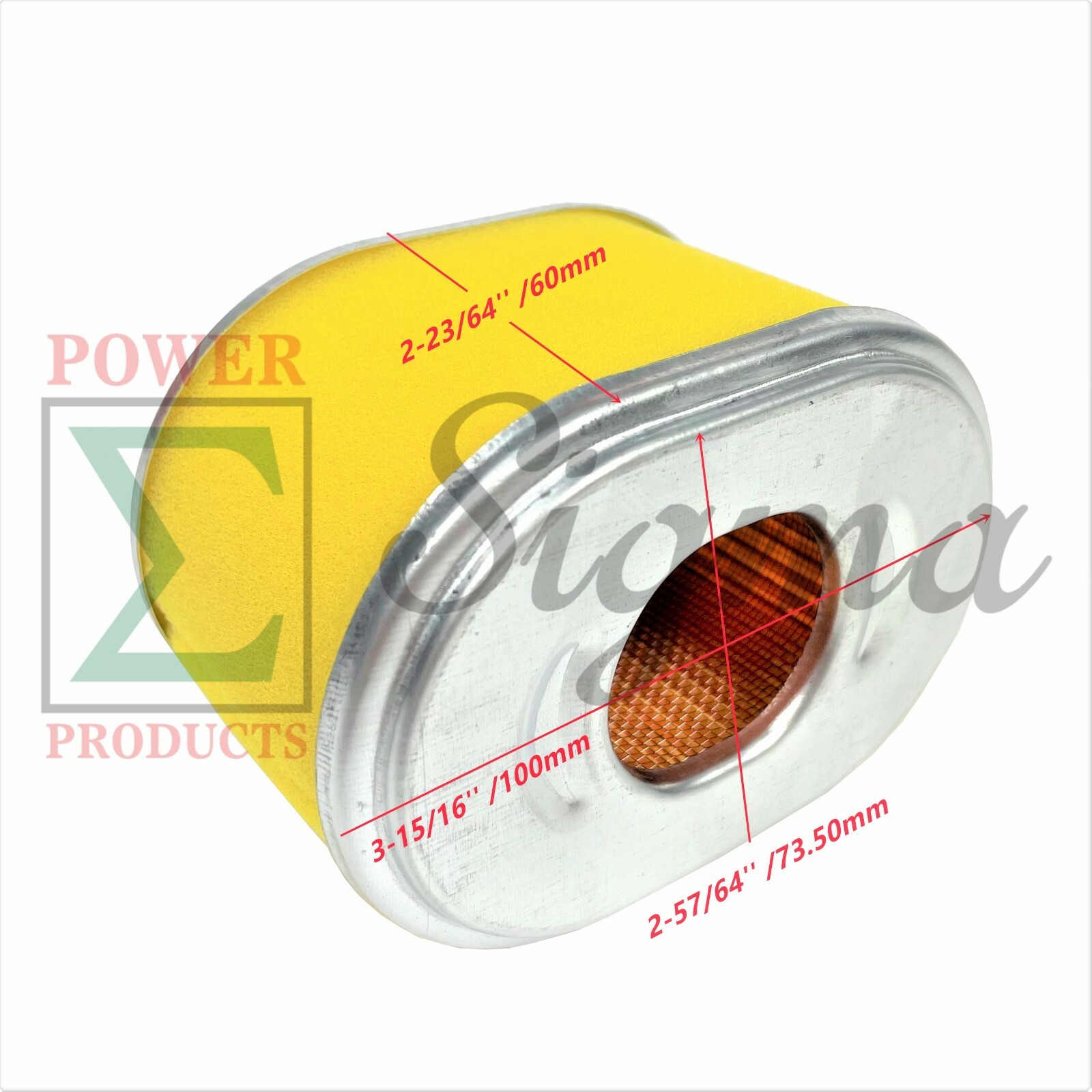 Air Filter Foam Element For Powerland PDST24 PDST24E Snow Thrower BlueMax 678