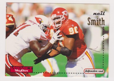 1996 Skybox Impact Neil Smith #69 Kansas City Chiefs NM or Better