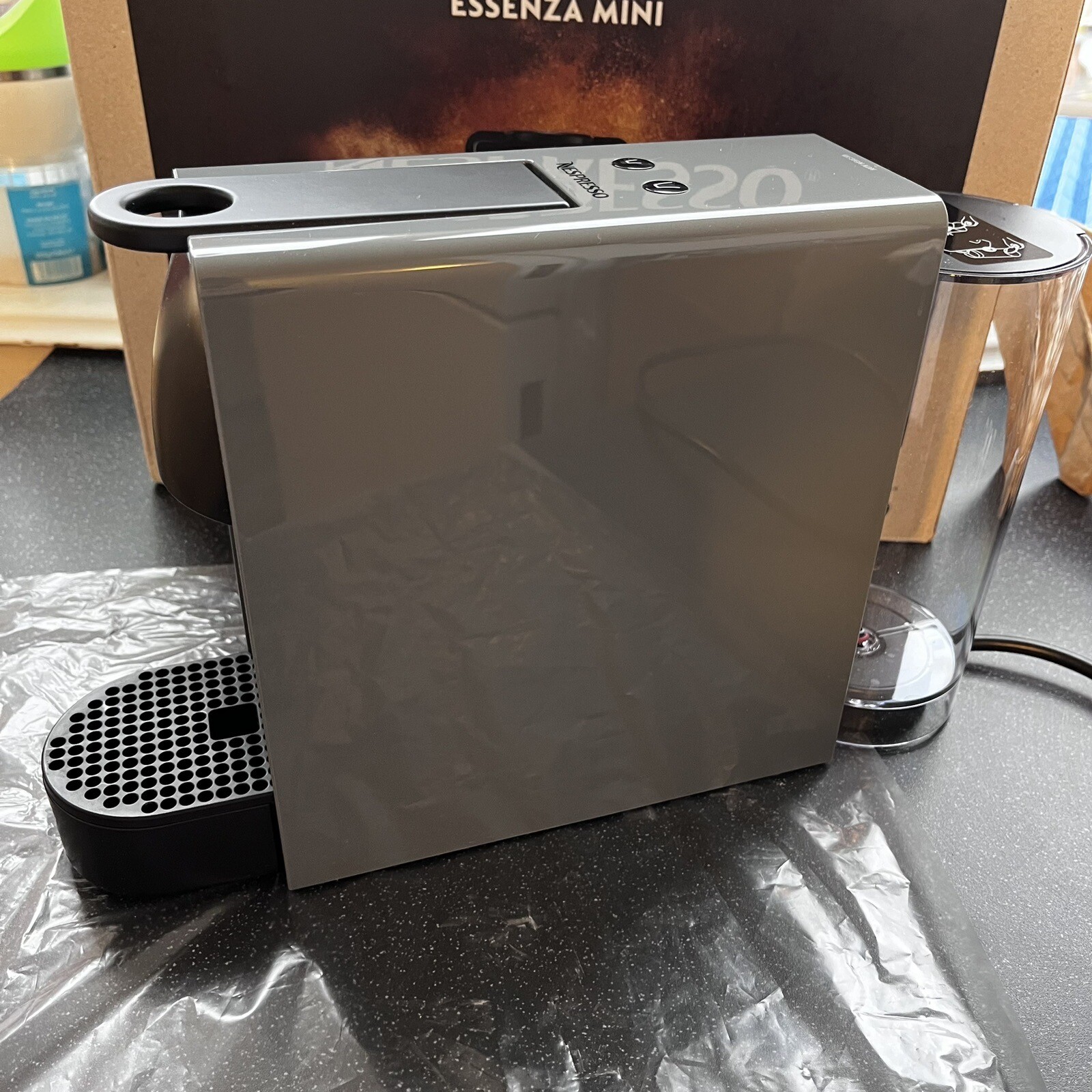 Nespresso Essenza Mini Coffee Pod Machine Grey eBay