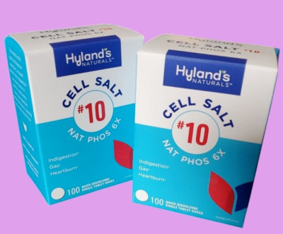 2 Pack, Hylands Cell Salt #10, Nat Phos 6X, (100 + 100 Tablets)