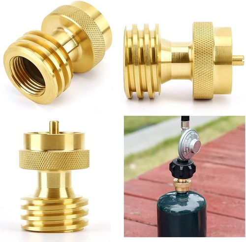 Steak Saver Adapter Propane Tank Adapter 1 Lb to 20 Lb Propane Adapter for Dispo - Picture 4 of 6