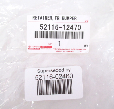 yun:)ページ Genuine OEM Toyota 52116-02460 Driver LH Front Bumper Side Support