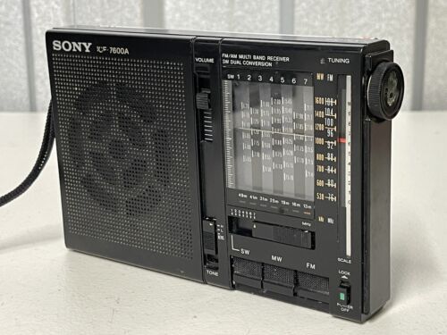 Vintage SONY ICF-7600A 9 Band Shortwave Radio Model - SW MW and FM Tested Works! - Picture 1 of 16