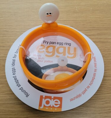 Brandneu mit Etikett - Joy Runde EGGY Bratpfanne EIERRING Silikonform ORANGE