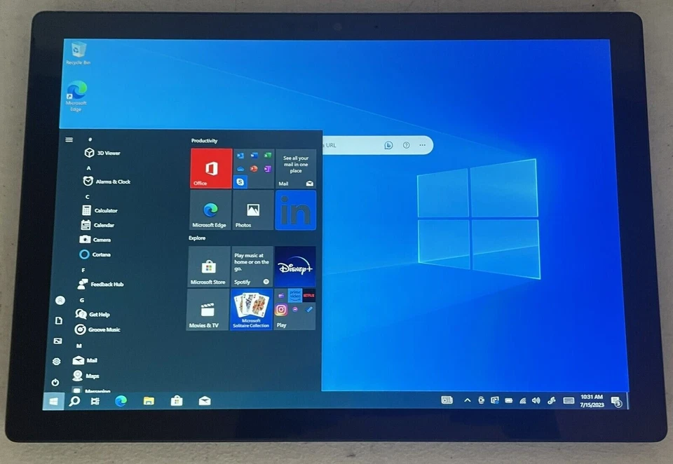 Microsoft Surface Pro 4 12.3" i5-6300U 128GB 4GB RAM Wins10 Tablet/Read Ad#3M07 - Image 3 of 4