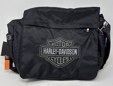 Harley-Davidson Motorcycle Black Diaper Bag with Black Skull  Crossbones NWT