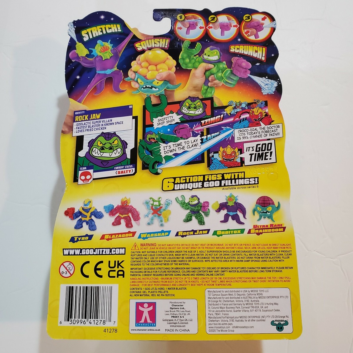 Heroes of Goo Jit Zu Galaxy Blast Rock Jaw Hero Pack by Moose NEW