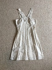 Nine West Floral Ruffle Halter Dress Size 2