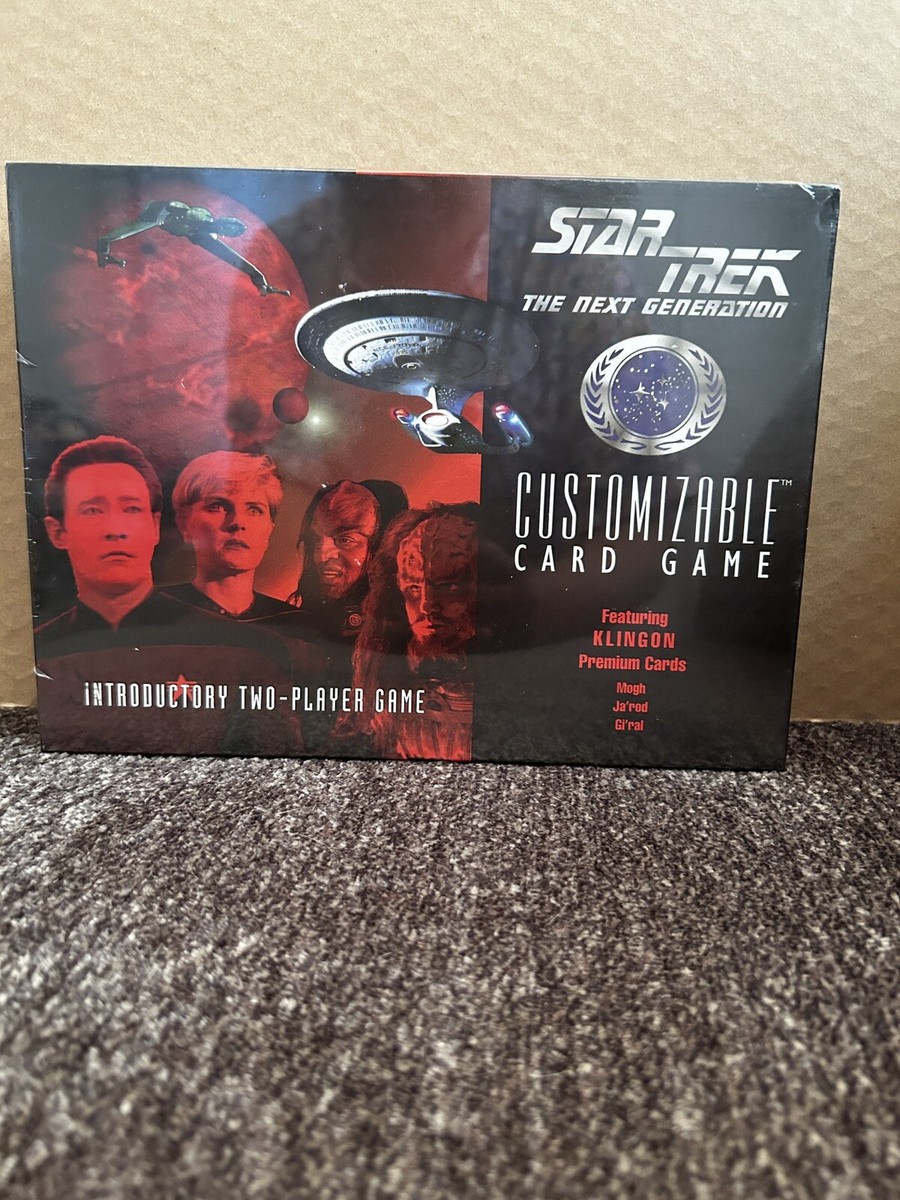 star trek the next generation customizable card game limited edition Amazon.com: Star Trek: The Next Generation Premiere Starter Deck (60 cards)  (Random) : Toys & Games
