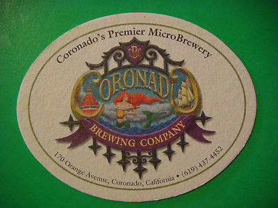 Beer Breweriana Coaster ~ LATITUDE 33 Brewing Co ~ San Diego CALIFORNIA Brewery
