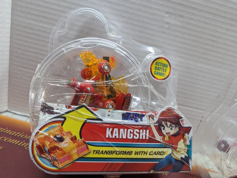 2 Mattel Mecard Deluxe KANGSHI, MIRINAE Figura Acción Batalla Juego en burbuja. D1 Foto 2 de 4