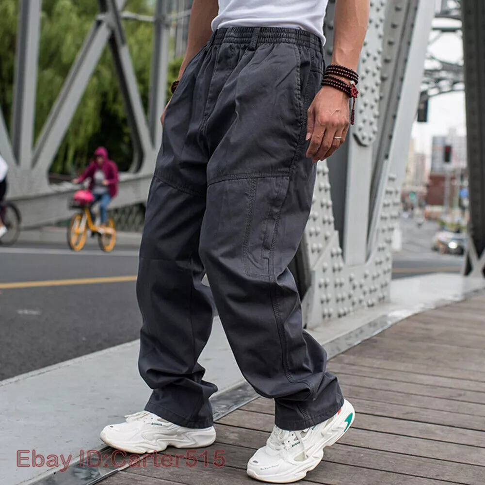 Haband Men's Fleece Cargo Pants | Blair