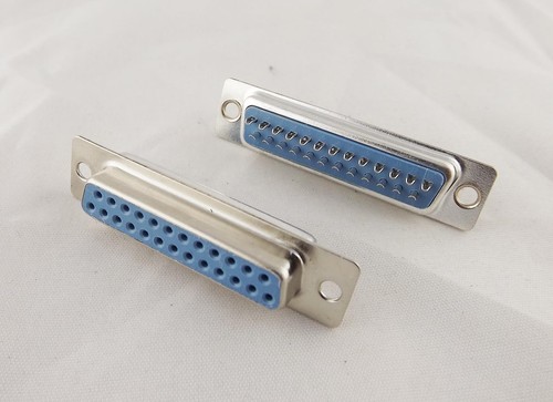 1pcs 25 Pin D-SUB DB25 Female Jack 2 Rows Solder Type Connector Socket DIY - 第 4/4 張圖片