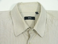 Hugo Boss shirt size 40 / striped  long sleeve  J 1354 