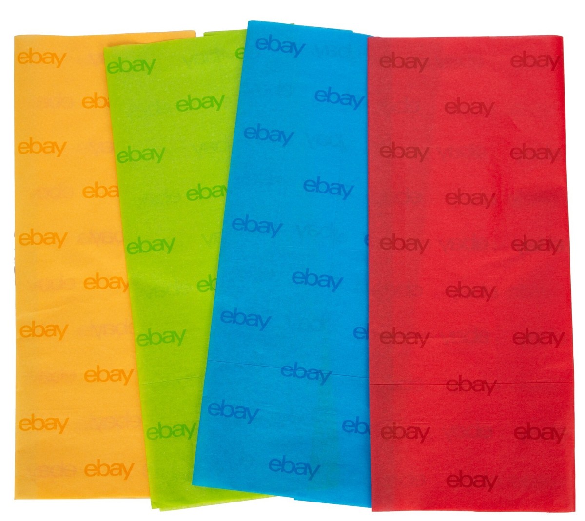 Tissue Paper – Red, Blue, Green, and Yellow Multi-Pack 20” x 30