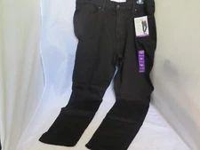 Signature Levi Strauss Mid Rise Skinny Black Jeans - Size 18M - New w/Tags - h3