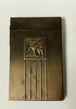 Vintage Park Sherman Deco Desktop Pad Holder With Two Dogs 
