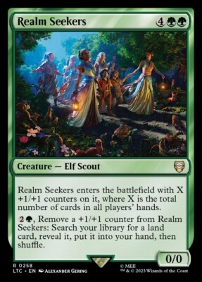 Realm Seekers 0258 Non Foil Rare LOTR Commander MTG Near Mint