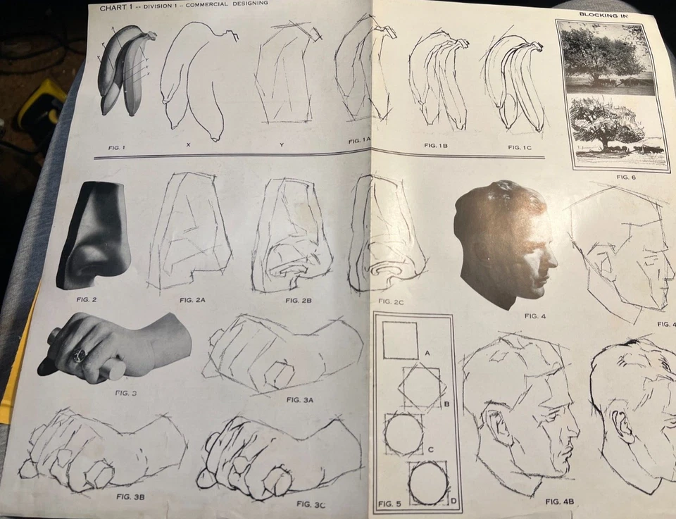 1931 Federal Schools Minneapolis MN Commercial Designing Drawing Chart - Image 2 of 2