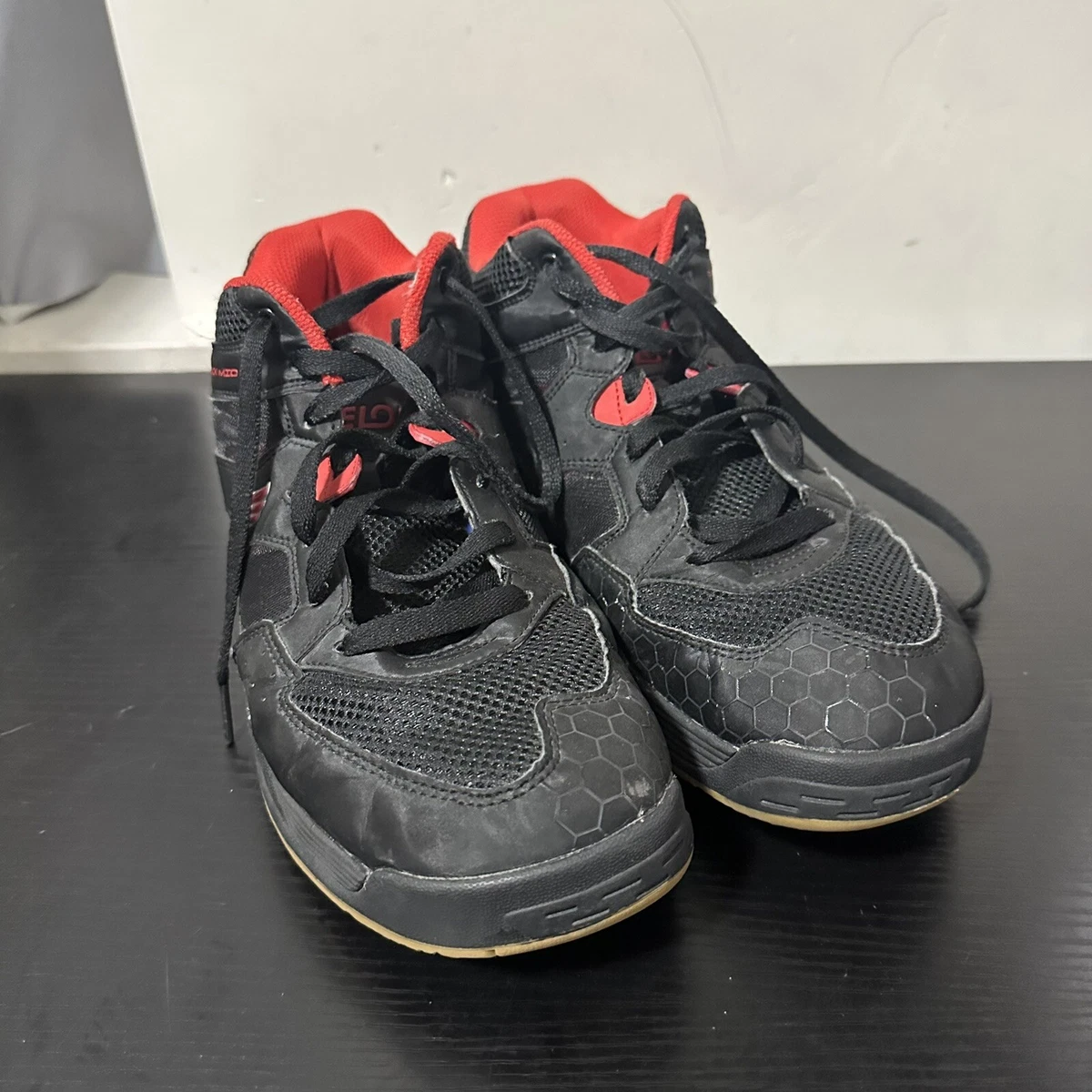 Ektelon Men s NFS Attack MID Racquetball Shoe Size 11 red Black