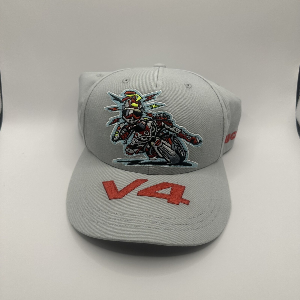 Supreme Ducati 6 Panel Hat Gray OS SS24 Adjustable | eBay
