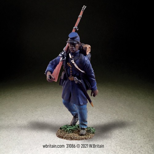 W Britain - U.S. Colored Troops Marching No.1 #31086 - 第 1/1 張圖片