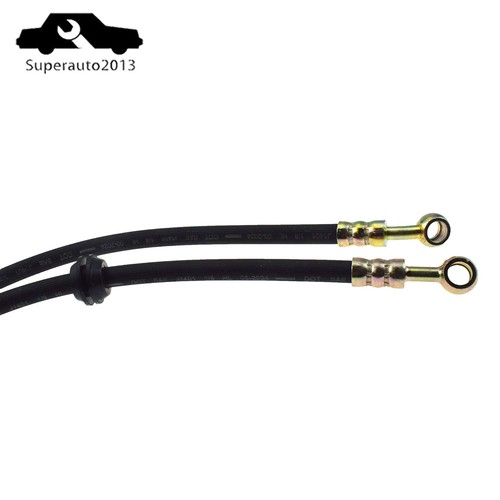 2PCS Brake Hose Upper + Lower Line Kit For Honda CB400F CB350F CB360 CB450 CB500 - Picture 5 of 8