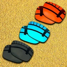 US 3 Sets Lenses Replacement for-Oakley Holbrook Mix OO9384-Black&Blue&Red